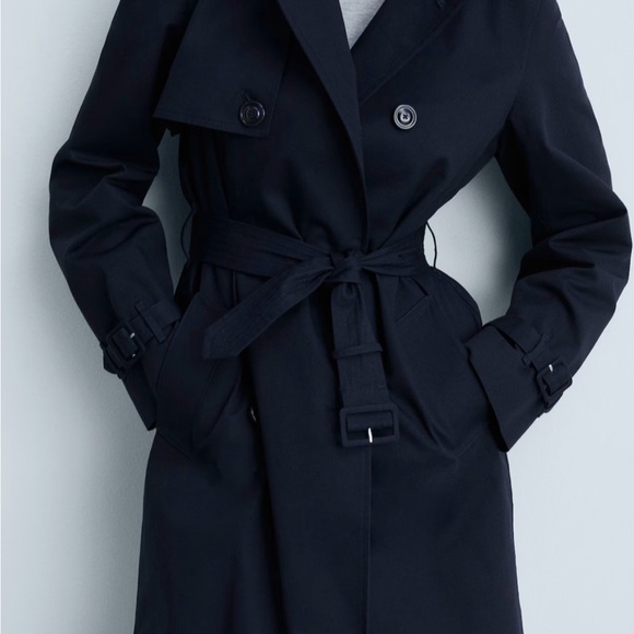 Mango Trench Coat with Belt - Picture 5 of 7